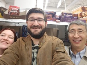 Selfie of Erin, Trey, & Dr. Zhijei Pei in Sydney